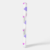ムーンクラウドスターダークパープルピンクパターン Case-Mate iPhoneケース (裏面 / 右)