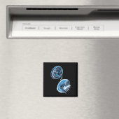 ムーンクラゲの水彩画 マグネット (インサイチュ (食洗機))