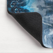 ムーンクラゲろうけつ染めプリント マウスパッド (コーナー)