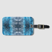 ムーンクラゲろうけつ染めプリント ラゲッジタグ (正面横)