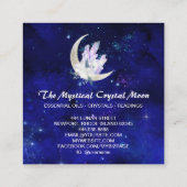 *~*ムーンクリスタルフローラブークエスト スクエア名刺 (裏面)