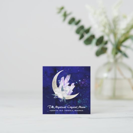 *~*ムーンクリスタルフローラブークエスト スクエア名刺 (スタンド正面)