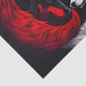 ムーンクリムゾンレッドホワイトウルフ 薄葉紙 (詳細)