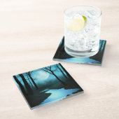 ムーンクリークコースター ガラスコースター (アングル)