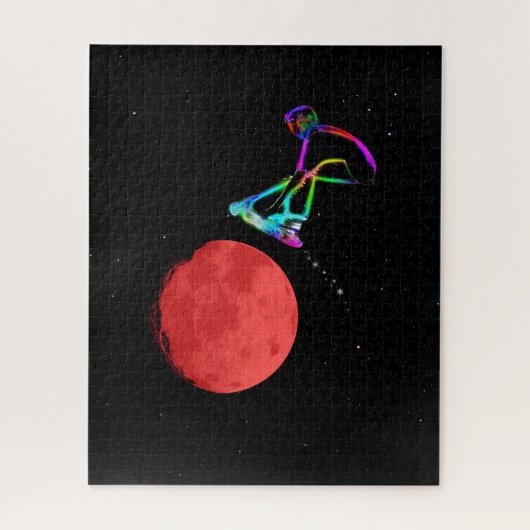 ムーングラバー – スタントスクーターライダー ジグソーパズル (縦)