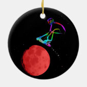 ムーングラバー – スタントスクーターライダー セラミックオーナメント (裏面)