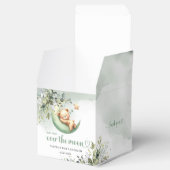 ムーングリーナリーの上にボホユーカリのテディベア フェイバーボックス (オープン)