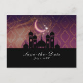 ムーングローアラビアンナイツモロッコ救の日付 案内ポストカード (正面)