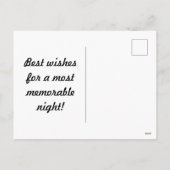 ムーングローハガキ（黒とソフトイエロー） シーズンポストカード (裏面)