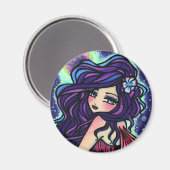 ムーングローフェアリーファンタジー人魚 マグネット (正面/裏面)