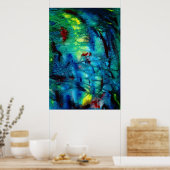 ムーングロープリント ポスター (キッチン)