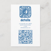 ムーングローボホモダンかわいいカスタム赤ちゃんシャワー エンクロージャーカード (正面)