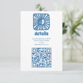 ムーングローボホモダンかわいいカスタム赤ちゃんシャワー エンクロージャーカード (スタンド正面)