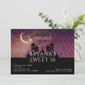 ムーングロー・アラビアンナイト・モロッカンスイート16 招待状 (スタンド正面)