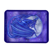 「ムーングロー」ドラゴンファンタジーby Renee Lavoie マグネット (横)