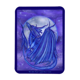 「ムーングロー」ドラゴンファンタジーby Renee Lavoie マグネット