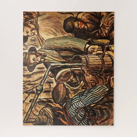 ムーンシナーがホワイト稲妻ウイスキー酒を作る ジグソーパズル (縦)