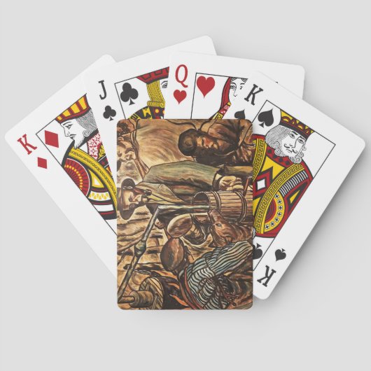 ムーンシナーがホワイト稲妻ウイスキー酒を作る トランプ (裏面)