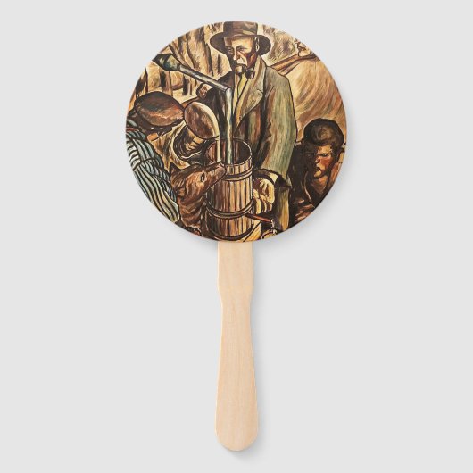 ムーンシナーがホワイト稲妻ウイスキー酒を作る ハンドファン (正面)