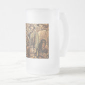 ムーンシナーがホワイト稲妻ウイスキー酒を作る フロストグラスビールジョッキ (正面右)