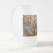 ムーンシナーがホワイト稲妻ウイスキー酒を作る フロストグラスビールジョッキ (正面左)