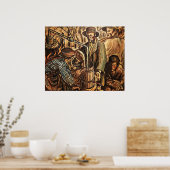 ムーンシナーがホワイト稲妻ウイスキー酒を作る ポスター (キッチン)