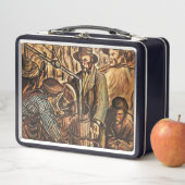 ムーンシナーがホワイト稲妻ウイスキー酒を作る メタルランチボックス (インサイチュ)