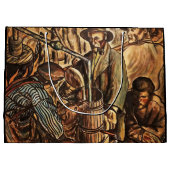 ムーンシナーがホワイト稲妻ウイスキー酒を作る ラージペーパーバッグ (裏面)