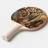 ムーンシナーがホワイト稲妻ウイスキー酒を作る 卓球ラケット (正面アングル)