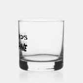 ムーンシャイパーソナライズされたウイスキー眼鏡ガラス ウイスキーグラス (左)