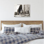 ムーンシャインが警察に押収された1926年 キャンバスプリント (インサイチュ (寝室))