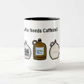 ムーンシャインの名前オンジャグコーヒーマグ マグカップ (中央)