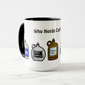 ムーンシャインの名前オンジャグコーヒーマグ マグカップ (正面左)