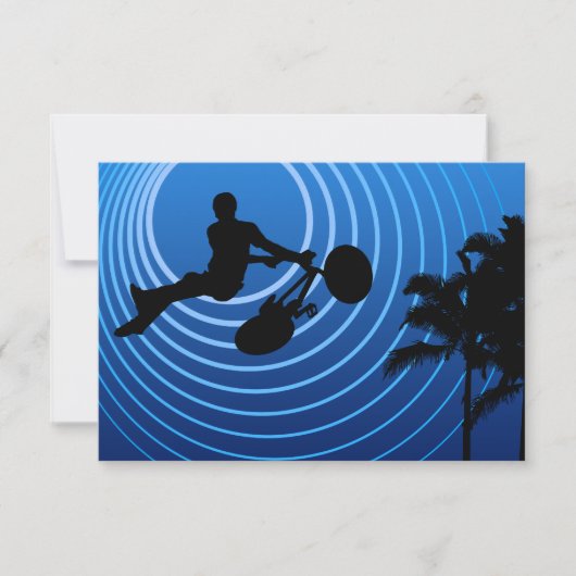 ムーンシャインサイクリング 招待状 (正面)