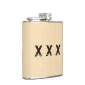 ムーンシャインスタイルモノグラム フラスク (右)