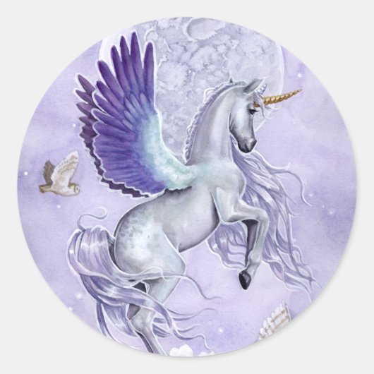 ムーンシャインステッカー ラウンドシール (正面)