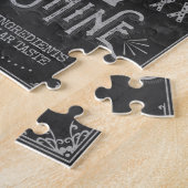 ムーンシャインヒルビリーメディシンヴィンテージカスタムグレー ジグソーパズル (側面)