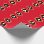 ムーンシャインマンシルエットラッピング紙 ラッピングペーパー (角)