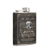 ムーンシャインヴィンテージヒルビリーメディシンカスタムグブラウン フラスク (右)