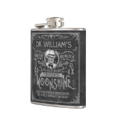ムーンシャインヴィンテージヒルビリーメディシンカスタムグレイ フラスク (左)