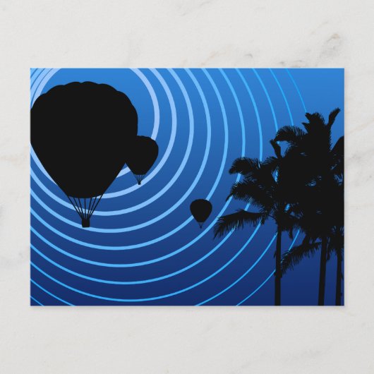ムーンシャイン熱気球 ポストカード (正面)