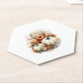 ムーンシャツカントリーカボチャ ペーパーコースター (アングル)