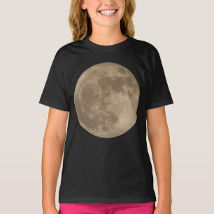 ムーンシャツフルムーンTシャツガールズシャオーガニックツ Tシャツ