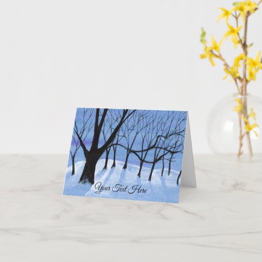 ムーンシャドウ カード (黄色い花)