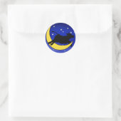 ムーンジャンパーのシール ラウンドシール (バッグ)