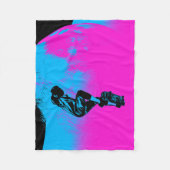 ムーンジャンピング フリースブランケット (正面)