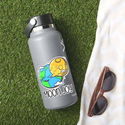 ムーンジョイ かわいい 地球と月のハグ シール (HydroFlaskインサイチュ)