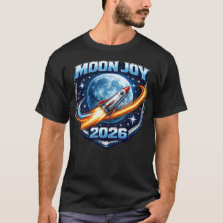 ムーンジョイ 2026 ロケット宇宙 Tシャツ