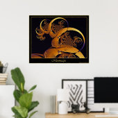 ムーンスケープのポスター ポスター (ホームオフィス)