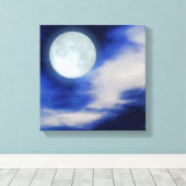 ムーンスケーププリント キャンバスプリント (インサイチュ (ウッドフロア))